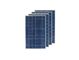وحدة لوحة شمسية زرقاء داكنة اللون / نظام لوحة للطاقة الشمسية الزجاج المقسى