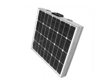 إطار ألونيوم أسود اللون مع لوحة شمسية أحادية البلورية 5 وات من البلاستيك لشحن جهاز تتبع الطاقة الشمسية