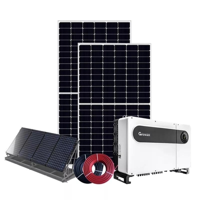 5KW 10kw 15kw 20kw على أنظمة الطاقة الشمسية للشبكة مجموعات كاملة للمنزل
