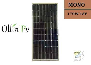 الصف أ / ب أحادي البلورية السليكون الخلايا الشمسية 170W الألواح الشمسية الهند