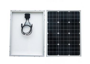 50 وات أحادية الألواح الشمسية الكهروضوئية الألومنيوم لشحن الطاقة الشمسية للتخييم الخفيفة