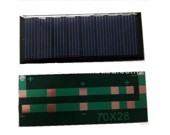 لوحة شمسية صغيرة من راتنجات الايبوكسي 2 فولت 0.6 واط مع أسلاك لوح سيليكون متعدد الكريستالات لتقوم بها بنفسك بطارية شمسية
