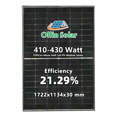شراء N TYPE 420W TOPCON N TYPE MONOCRYSTALLINE نصف خلية لوحة شمسية online manufacture