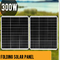 250W 300W 400W الألواح الشمسية الزجاجية القابلة للطي التخييم أطقم