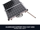 160W 200W 400W الألواح الشمسية الزجاجية القابلة للطي التخييم أطقم