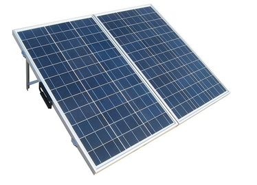 180w الألواح الشمسية القابلة للطي المحمولة Caravan الألواح الشمسية المحمولة لون الخلية الزرقاء
