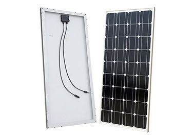 مونو 170W 12V لوحة للطاقة الشمسية سبائك الألومنيوم الإطار لتطبيقات التشوير العسكري